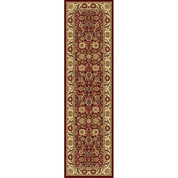 Rugs America 2 ft. 3 in. x 7 ft. 10 in. New Vision Tabriz Cherry Runner Area Rug 20923